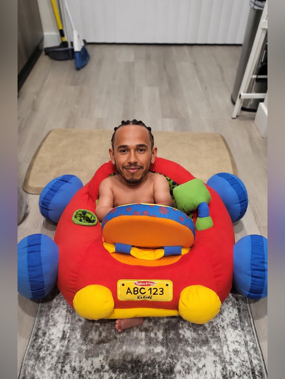 Melissa & Doug K’s Kids Fill ’n Fun Racing Car Baby Activity Seat